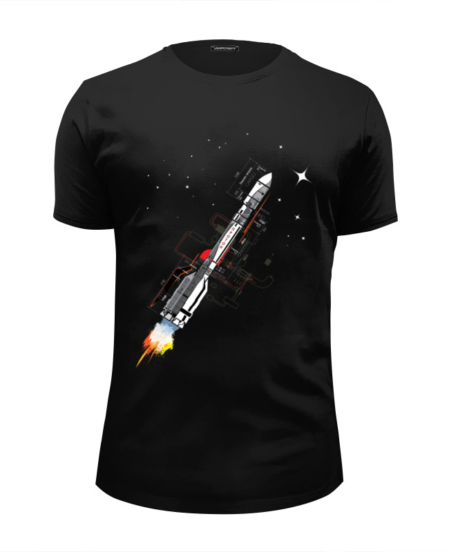printio футболка wearcraft premium slim fit ракета протон Printio Футболка Wearcraft Premium Slim Fit Ракета протон
