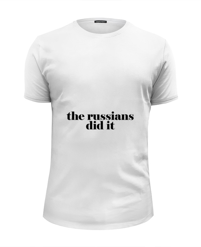 Printio Футболка Wearcraft Premium Slim Fit The russians did it printio футболка wearcraft premium это сделали русские v 3