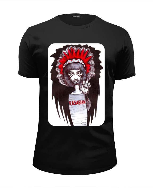 Printio Футболка Wearcraft Premium Slim Fit Kasabian - pizzorno
