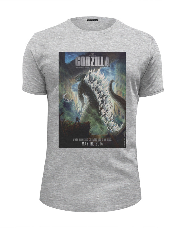 Printio Футболка Wearcraft Premium Slim Fit Godzilla / годзилла printio футболка wearcraft premium slim fit godzilla gray