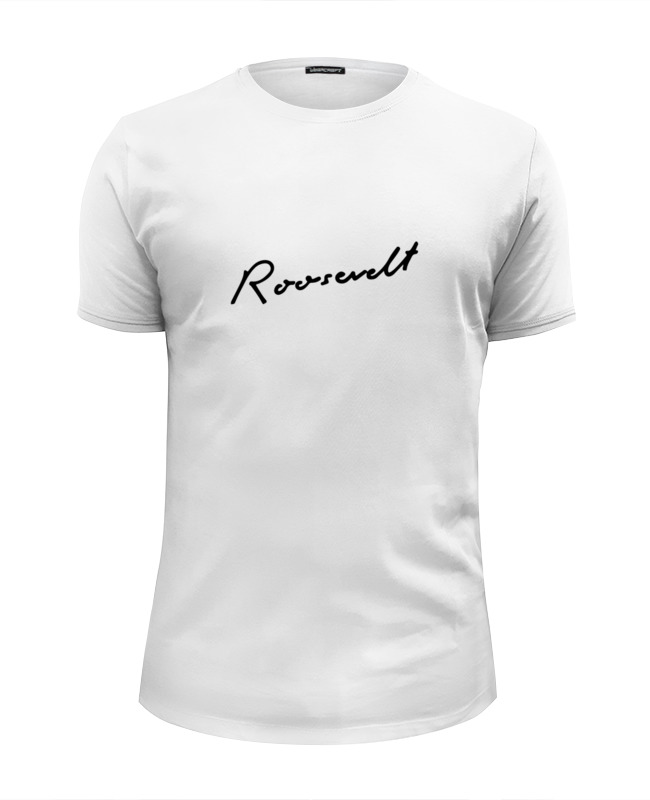 Printio Футболка Wearcraft Premium Slim Fit Roosevelt white t-shirt