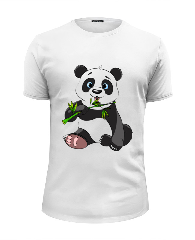 Printio Футболка Wearcraft Premium Slim Fit Панда printio футболка wearcraft premium slim fit панды с печеньками