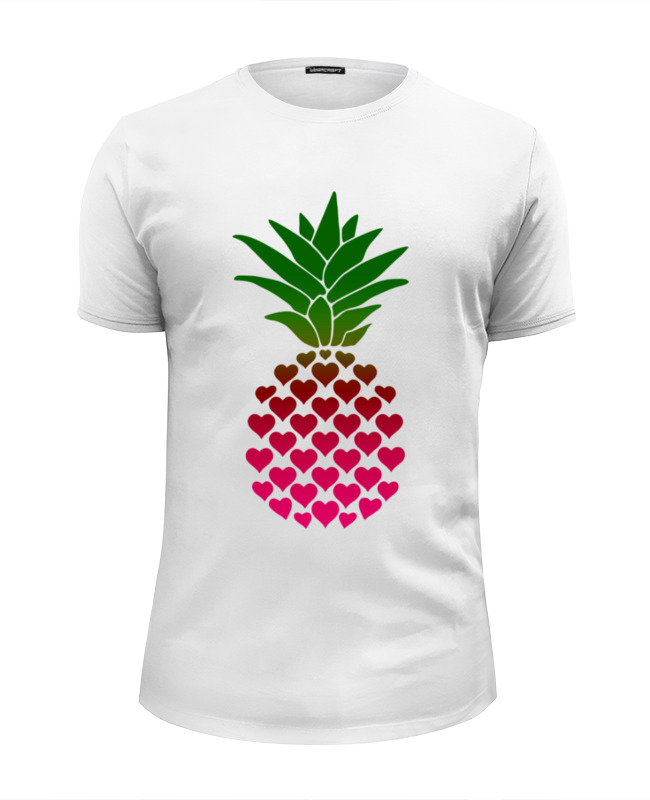 Printio Футболка Wearcraft Premium Slim Fit Pineapple♥love