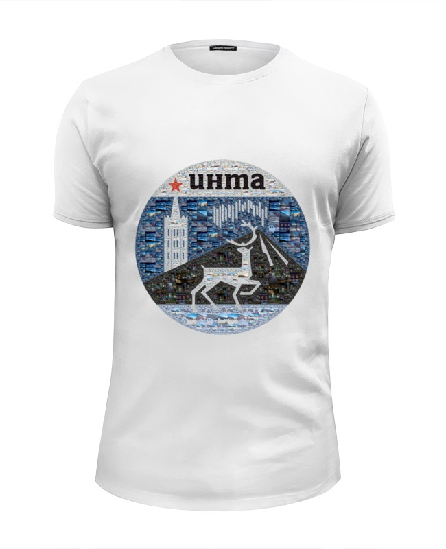 Printio Футболка Wearcraft Premium Slim Fit Инта-коллаж футболка slim fit i am studio белый l