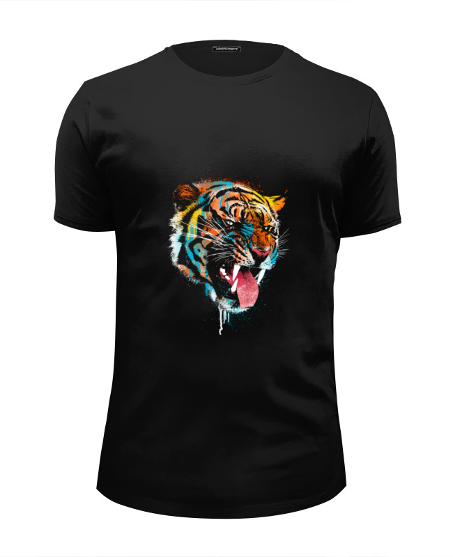 Printio Футболка Wearcraft Premium Slim Fit Tiger printio футболка wearcraft premium оскал тигра