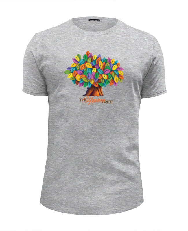 printio футболка wearcraft premium slim fit подкова на удачу Printio Футболка Wearcraft Premium Slim Fit Icalistini the happiness tree дерево счастья