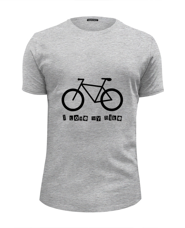 printio футболка wearcraft premium slim fit i love my bike Printio Футболка Wearcraft Premium Slim Fit I love my bike