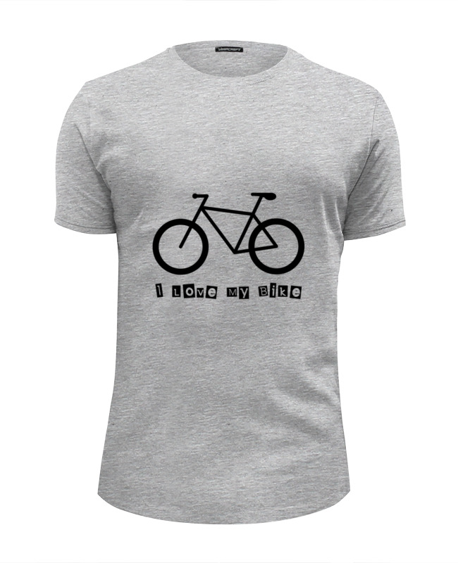 Printio Футболка Wearcraft Premium Slim Fit I love my bike