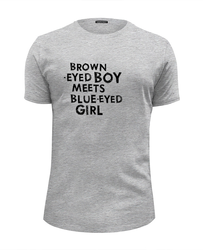 printio футболка wearcraft premium slim fit black eyed peas Printio Футболка Wearcraft Premium Slim Fit Brown-eyed boy