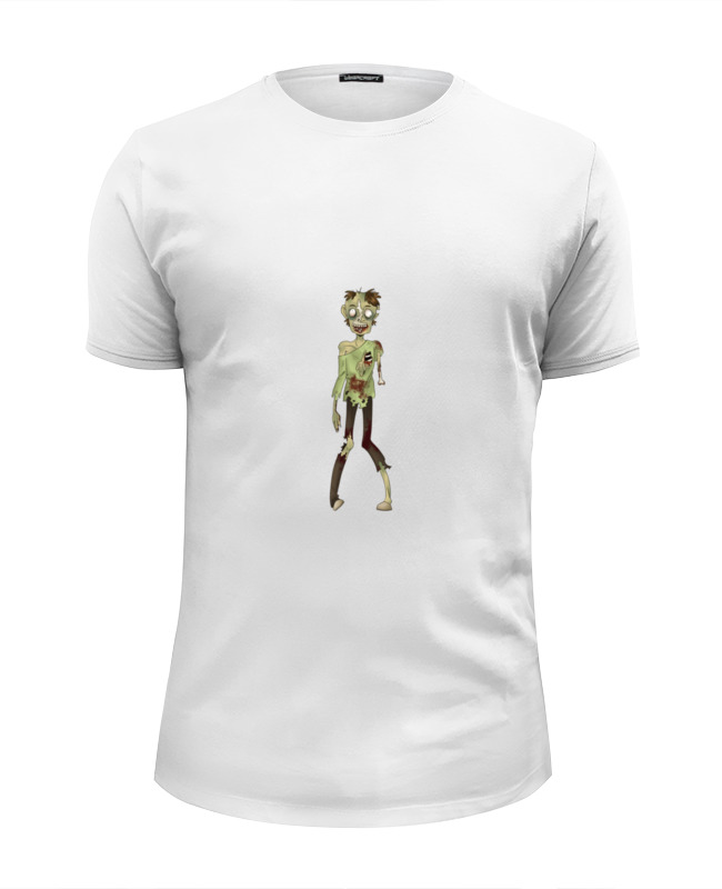 Printio Футболка Wearcraft Premium Slim Fit Zombie girl (зомби) printio лонгслив zombie girl зомби