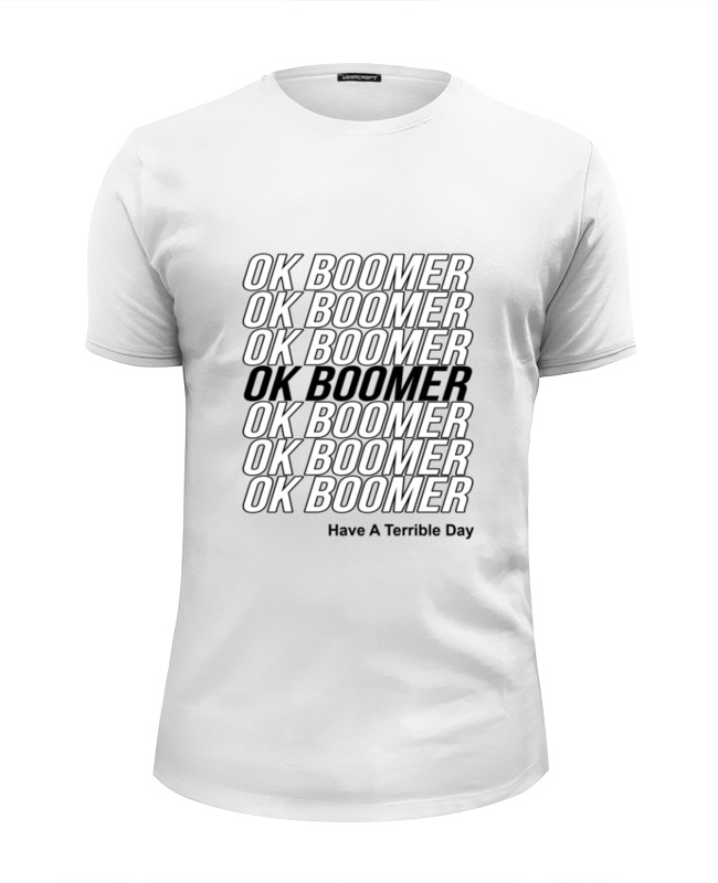 Printio Футболка Wearcraft Premium Slim Fit Ok boomer printio футболка wearcraft premium slim fit ok boomer
