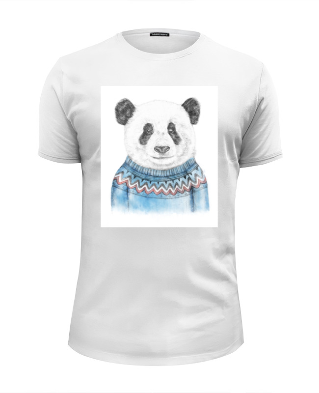 Printio Футболка Wearcraft Premium Slim Fit Панда printio футболка wearcraft premium slim fit модный панда медведь