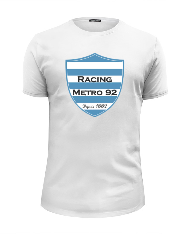 Printio Футболка Wearcraft Premium Slim Fit Racing métro 92 rugby