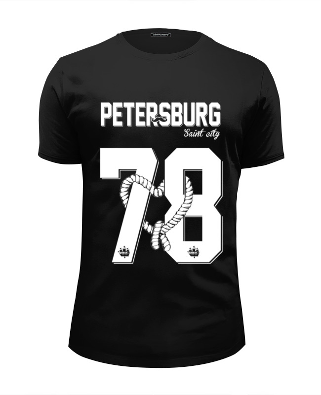 Printio Футболка Wearcraft Premium Slim Fit Petersburg 78 by design ministry city