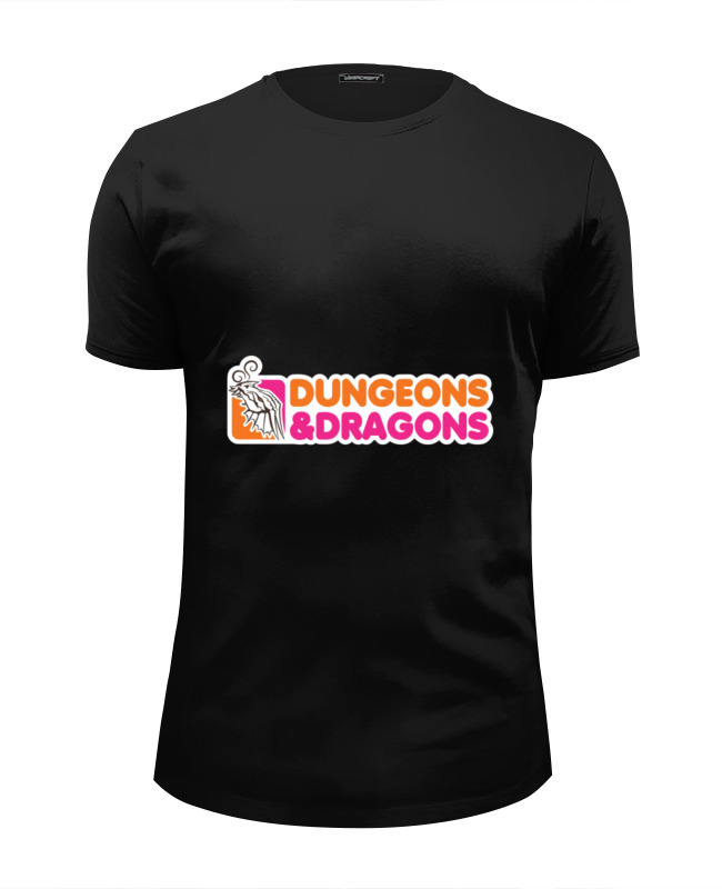 настольная игра fit friends Printio Футболка Wearcraft Premium Slim Fit Dungeons & dragons