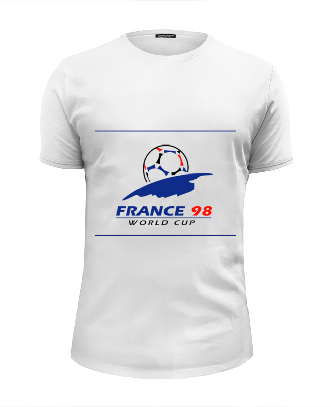Printio Футболка Wearcraft Premium Slim Fit Чемпионат мира по футболу 1998 франция 10 франков 1996 г чемпионат мира по футболу 1998