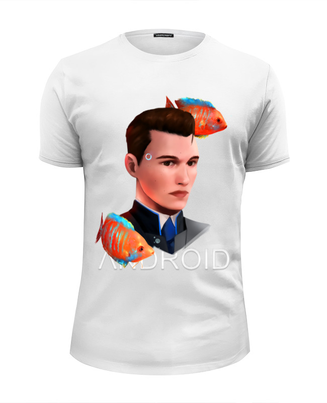 Printio Футболка Wearcraft Premium Slim Fit Detroit: become human printio футболка wearcraft premium human being