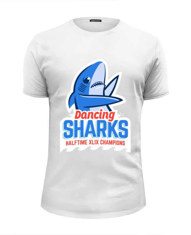 Printio Футболка Wearcraft Premium Slim Fit Танцующая акула (суперкубок) футболка dreamshirts кэти перри женская черная 3xl
