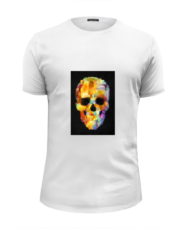 Printio Футболка Wearcraft Premium Slim Fit Череп printio футболка wearcraft premium slim fit rat skull