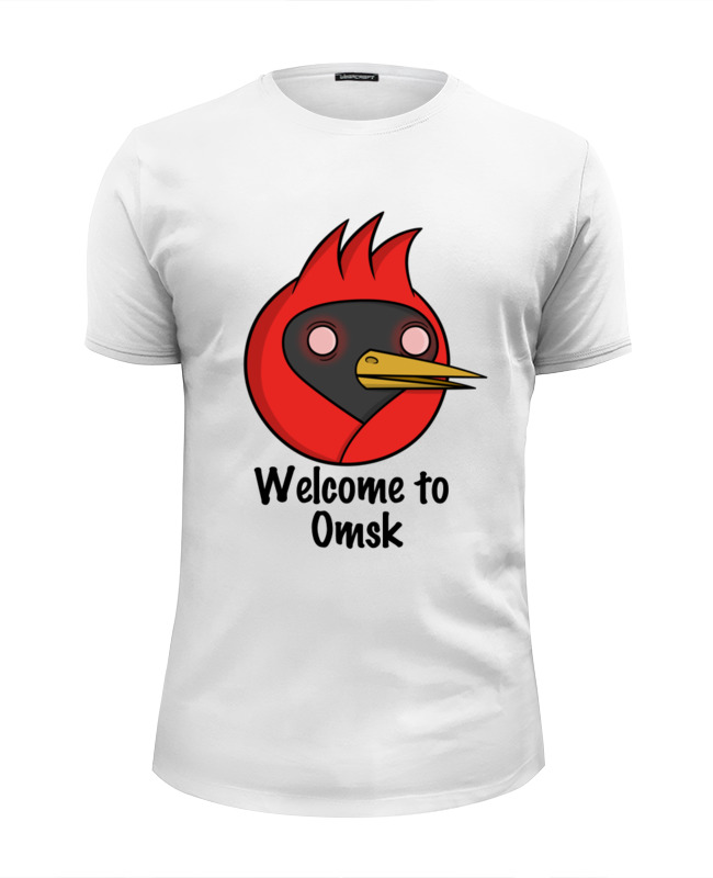 Printio Футболка Wearcraft Premium Slim Fit Welcome to omsk printio футболка wearcraft premium slim fit птица