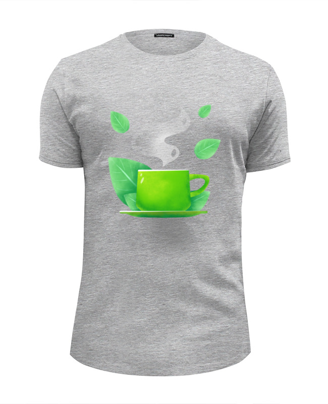 Printio Футболка Wearcraft Premium Slim Fit Чашка чая с мятой printio футболка wearcraft premium чашка чая с мятой