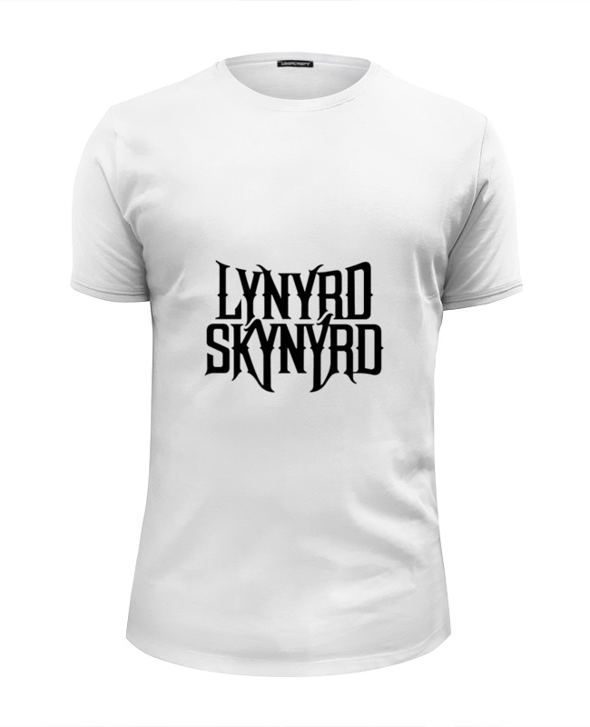 printio детская футболка классическая унисекс рок группа lynyrd skynyrd Printio Футболка Wearcraft Premium Slim Fit Рок-группа lynyrd skynyrd