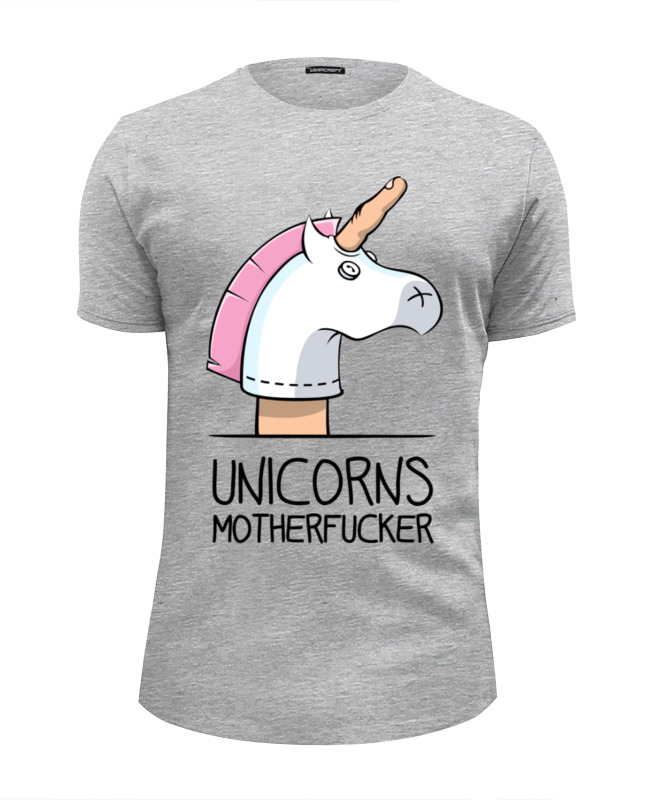 Printio Футболка Wearcraft Premium Slim Fit Unicorn (единорог)