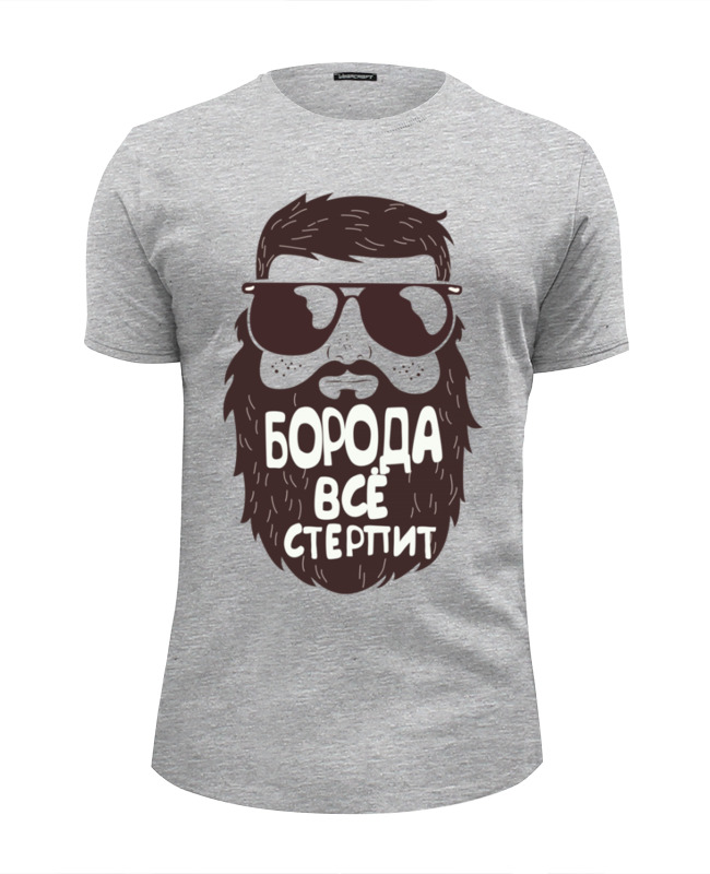 Printio Футболка Wearcraft Premium Slim Fit Борода printio футболка wearcraft premium slim fit борода x