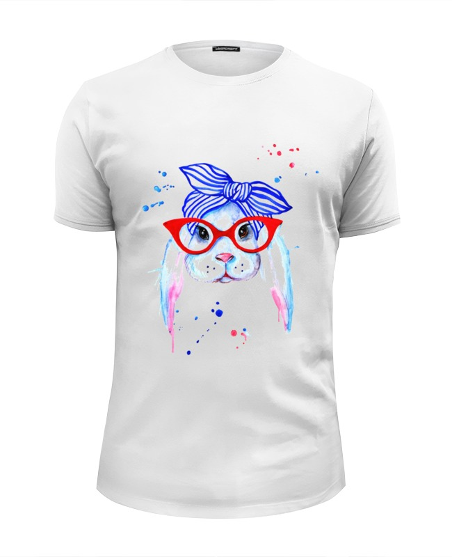 Printio Футболка Wearcraft Premium Slim Fit Зайка морячка мужская футболка леопардовый цветочный заяц акварельный букет s белый
