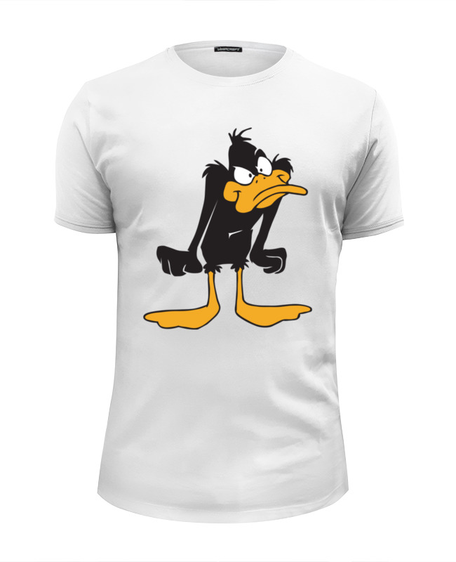 Printio Футболка Wearcraft Premium Slim Fit Daffy duck printio футболка wearcraft premium утка duck