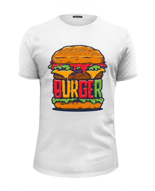 Printio Футболка Wearcraft Premium Slim Fit Burger printio футболка wearcraft premium slim fit burger бургер