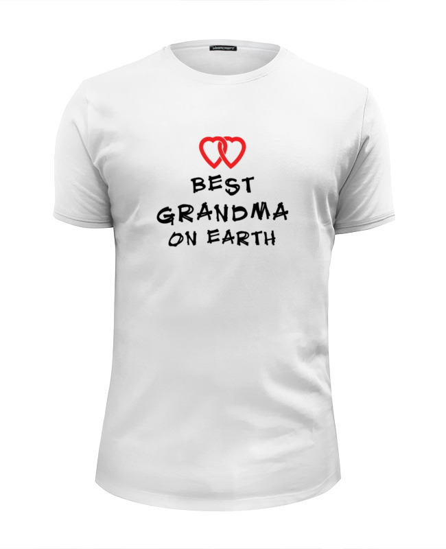 Printio Футболка Wearcraft Premium Slim Fit Лучшая бабушка printio футболка wearcraft premium slim fit лучшая бабушка на свете