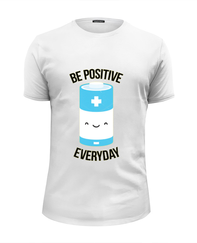 Printio Футболка Wearcraft Premium Slim Fit Позитив