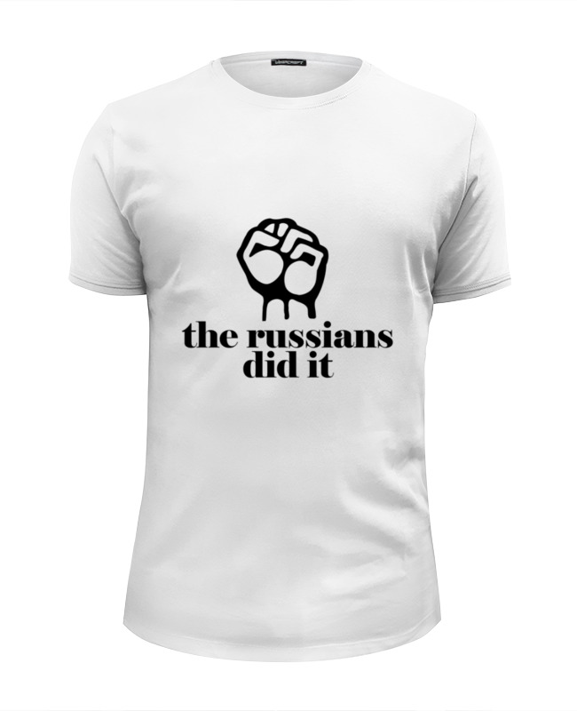 Printio Футболка Wearcraft Premium Slim Fit The russians did it printio футболка wearcraft premium это сделали русские v 3