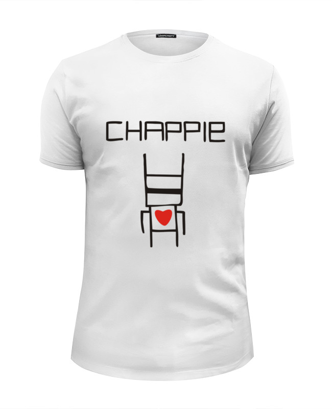 Printio Футболка Wearcraft Premium Slim Fit Чаппи (chappie) printio футболка wearcraft premium чаппи chappie