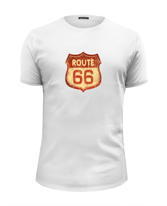 Printio Футболка Wearcraft Premium Slim Fit Route 66 printio футболка wearcraft premium slim fit route 66