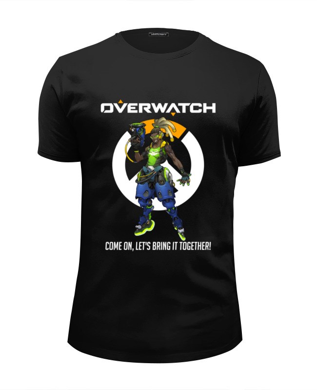 Printio Футболка Wearcraft Premium Slim Fit Overwatch. лусио printio футболка wearcraft premium overwatch лусио