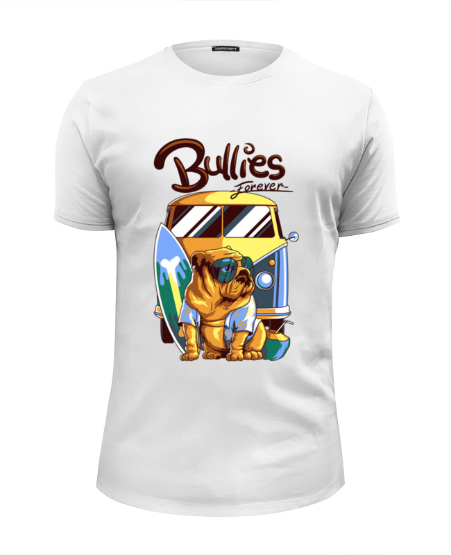 Printio Футболка Wearcraft Premium Slim Fit Собачка на отдыхе