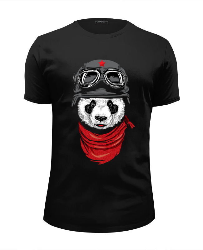 Printio Футболка Wearcraft Premium Slim Fit Soviet panda