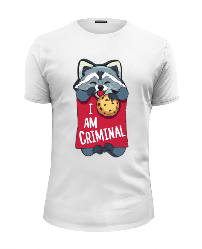 Printio Футболка Wearcraft Premium Slim Fit I am criminal printio футболка для собак i am criminal
