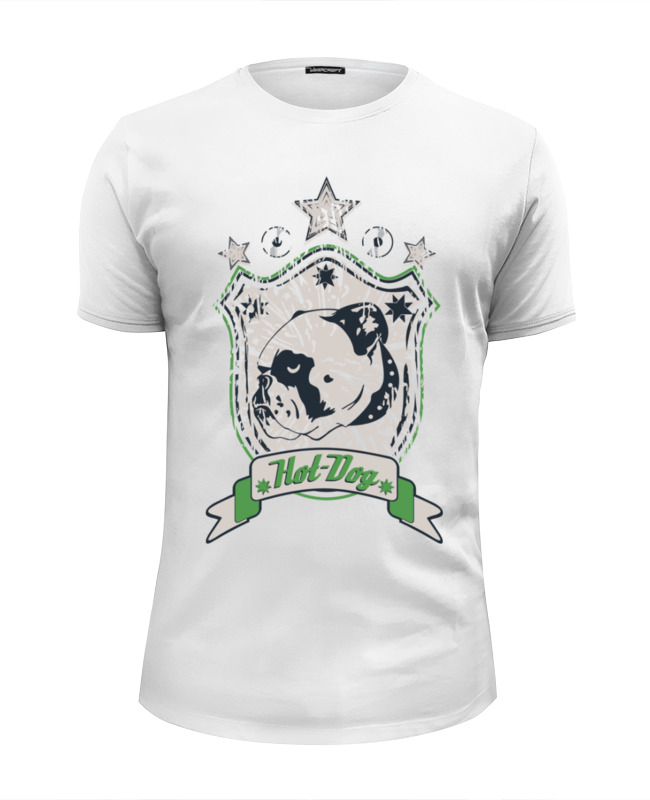 Printio Футболка Wearcraft Premium Slim Fit Бульдог printio футболка wearcraft premium slim fit dabbing dog