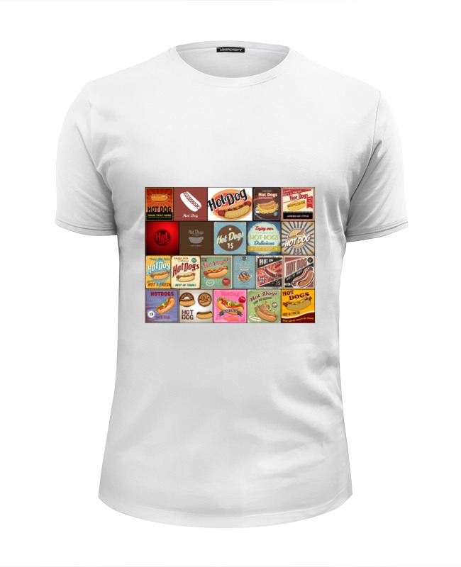 printio футболка wearcraft premium slim fit sandwich dog Printio Футболка Wearcraft Premium Slim Fit Hot dog
