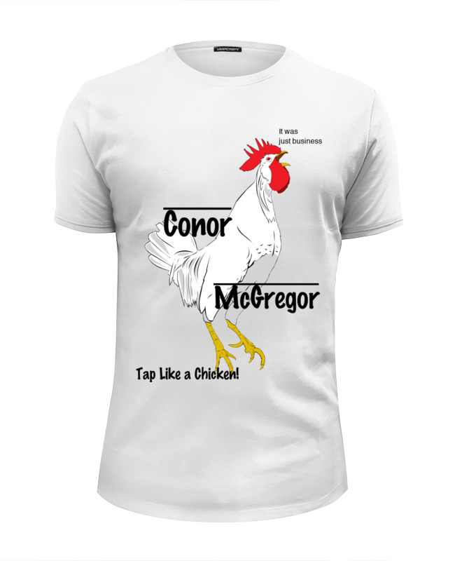 Printio Футболка Wearcraft Premium Slim Fit Conor mcgregor printio футболка wearcraft premium slim fit it s not a bug
