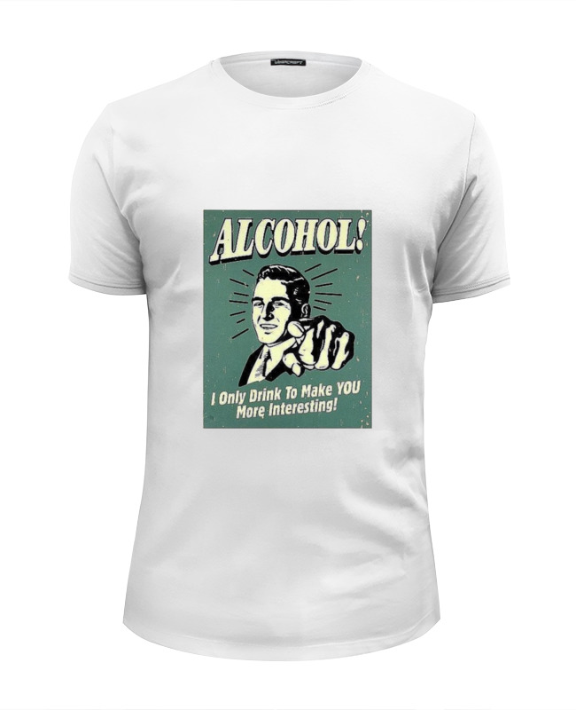 printio футболка wearcraft premium slim fit no alcohol Printio Футболка Wearcraft Premium Slim Fit Alcohol!