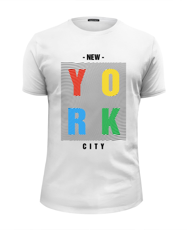 Printio Футболка Wearcraft Premium Slim Fit New york city