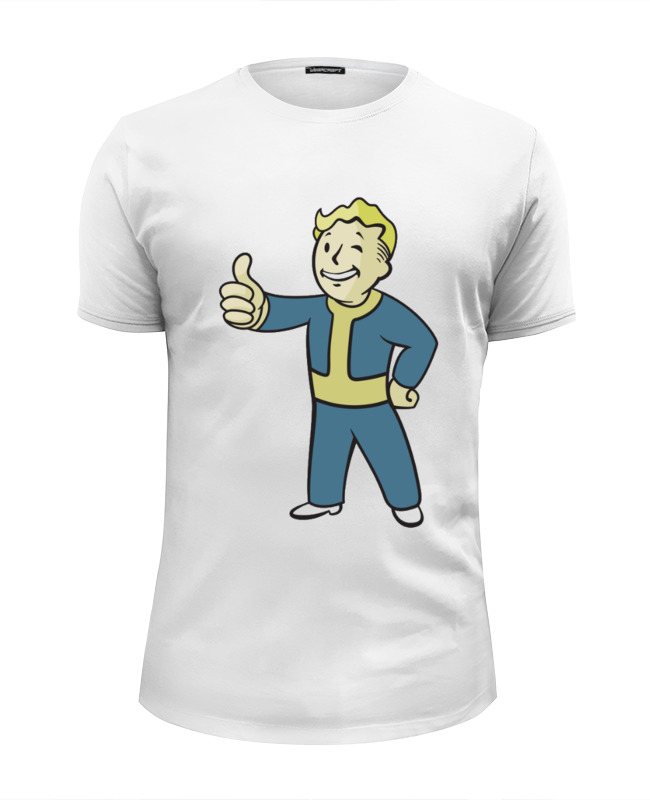 printio футболка wearcraft premium slim fit пряничный человечек Printio Футболка Wearcraft Premium Slim Fit Vault boy