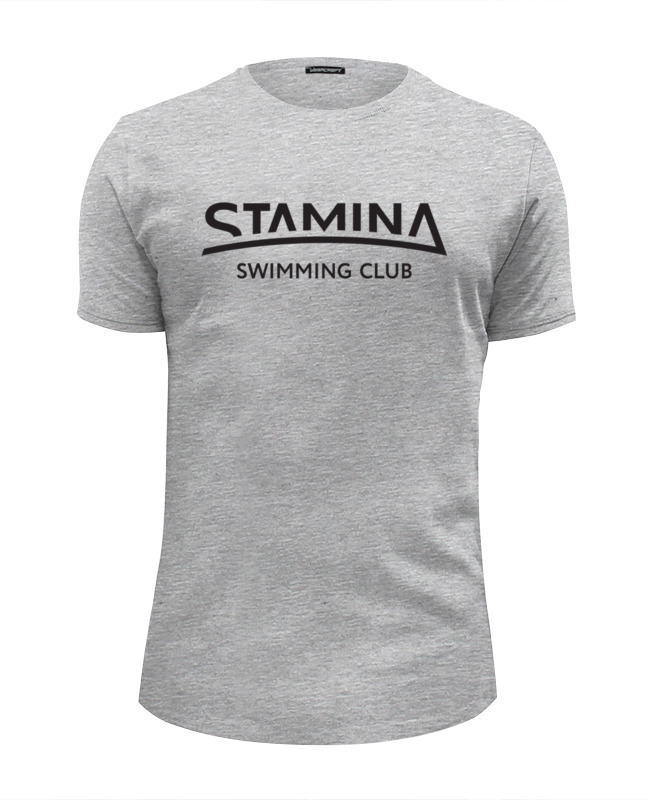 Printio Футболка Wearcraft Premium Slim Fit Stamina tshirt grey