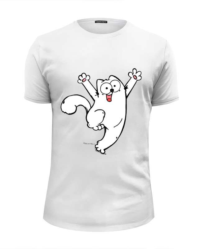 Printio Футболка Wearcraft Premium Slim Fit simon’s cat printio футболка wearcraft premium slim fit simon’s cat