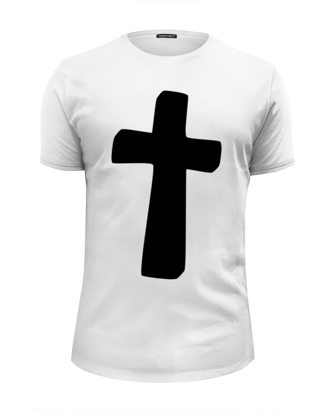 printio футболка wearcraft premium slim fit черный крест Printio Футболка Wearcraft Premium Slim Fit Черный крест