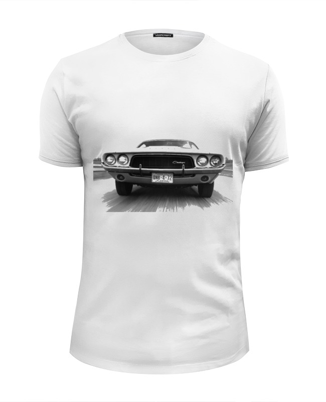 Printio Футболка Wearcraft Premium Slim Fit Dodge challenger '72 retro 80s kate bush t shirt
